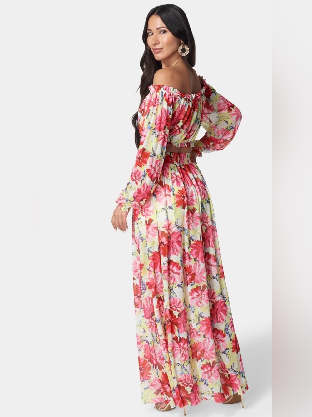 High Slit Two Piece Mesh Set NWT - Picture 3 of 5